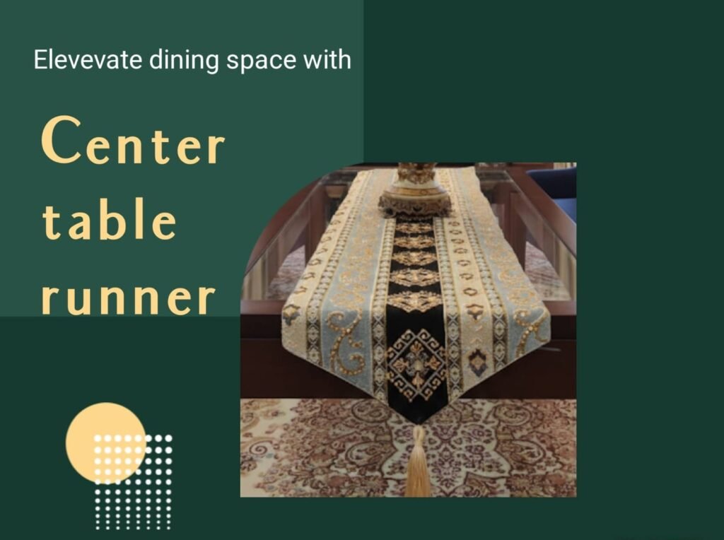 Elevate Your Dining Space with a Stylish Center Table Runner